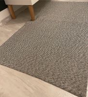 TIPHEDE Teppich IKEA schwarz weiß gewebt beige München - Moosach Vorschau