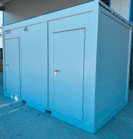 ☑️ Sanitärcontainer - Separate Bereiche für Frauen & Männer ☑️ 4m x 2,4m WC-Anlage - Frauenbereich: 2 Toiletten, 2 Waschbecken - Männerbereich: Toilette, Pissoir & Handwaschbecken - WC-Modul Sanitär Niedersachsen - Wolfsburg Vorschau