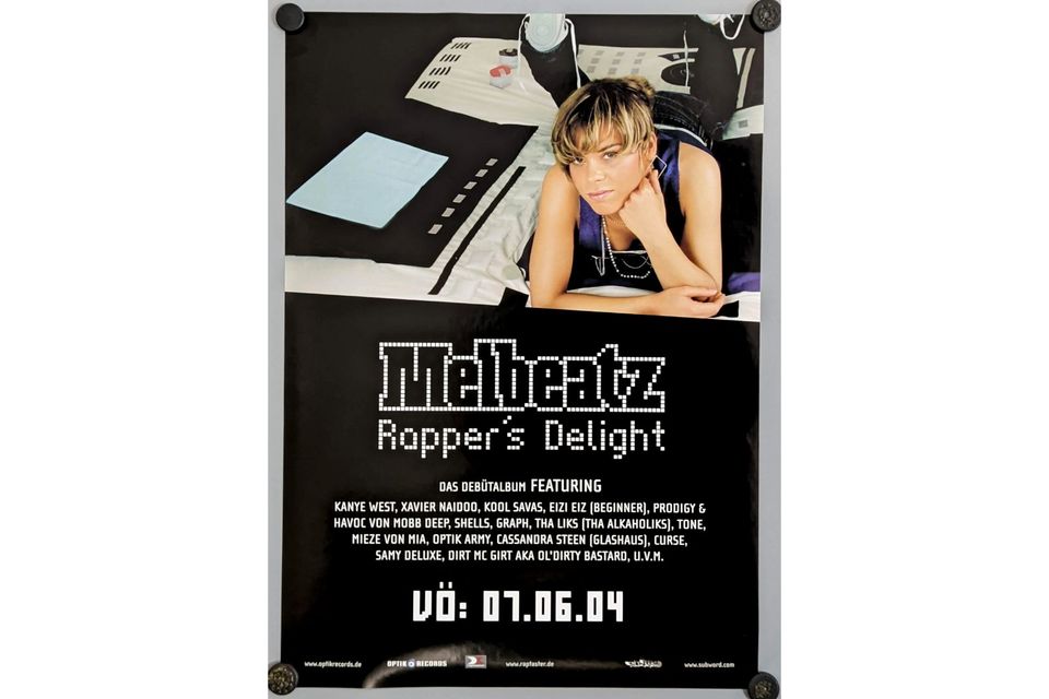 MELBEATZ PROMO POSTER RAPPERS DELIGHT A3 PLAKAT kool savas rap in Berlin
