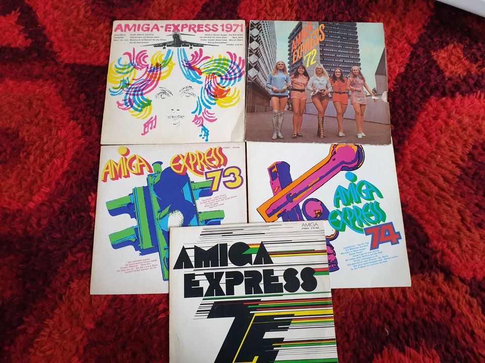 Amiga Schallplatten Sampler Beat Hallo Express LPs in Krefeld