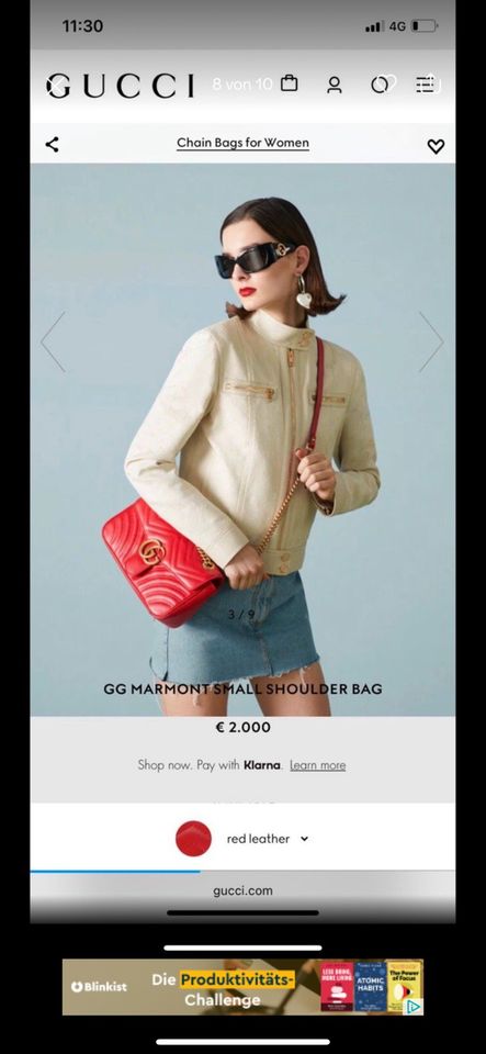 Gucci Marmont Handtasche in Germering