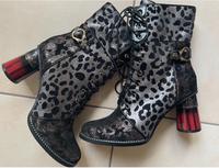 Laura Vita Stiefelette Leo Silber Rot Schwarz Mecklenburg-Vorpommern - Samtens Vorschau