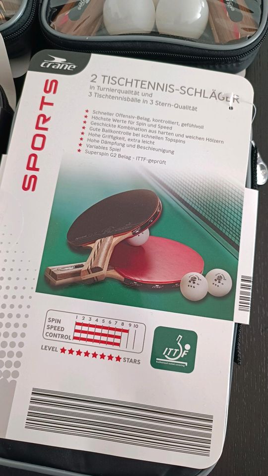 TISCHTENNIS-SET 6-TEILIG / PING PONG SET / TABLETENNIS in Offenbach