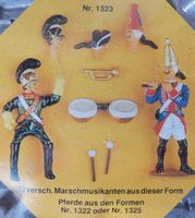 Nürnberger Meisterzinn Nr. 1323 12 versch. Marschmusikanten Baden-Württemberg - Horgenzell Vorschau