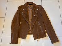 Esmara Lederjacke 34 S Cognac braun Biker Look Düsseldorf - Stockum Vorschau