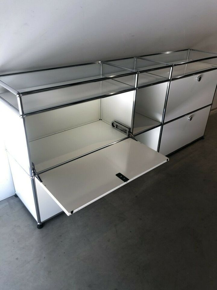 USM Haller Sideboard Reinweiß 186x84x37cm Refurbished in Hemmingen