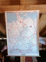 Deutschland u. DDR. Schullandkarte. Bayern - Landau a d Isar Vorschau
