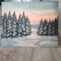 Winter. Landschaft. Acryl Gemälde Hessen - Rüsselsheim Vorschau