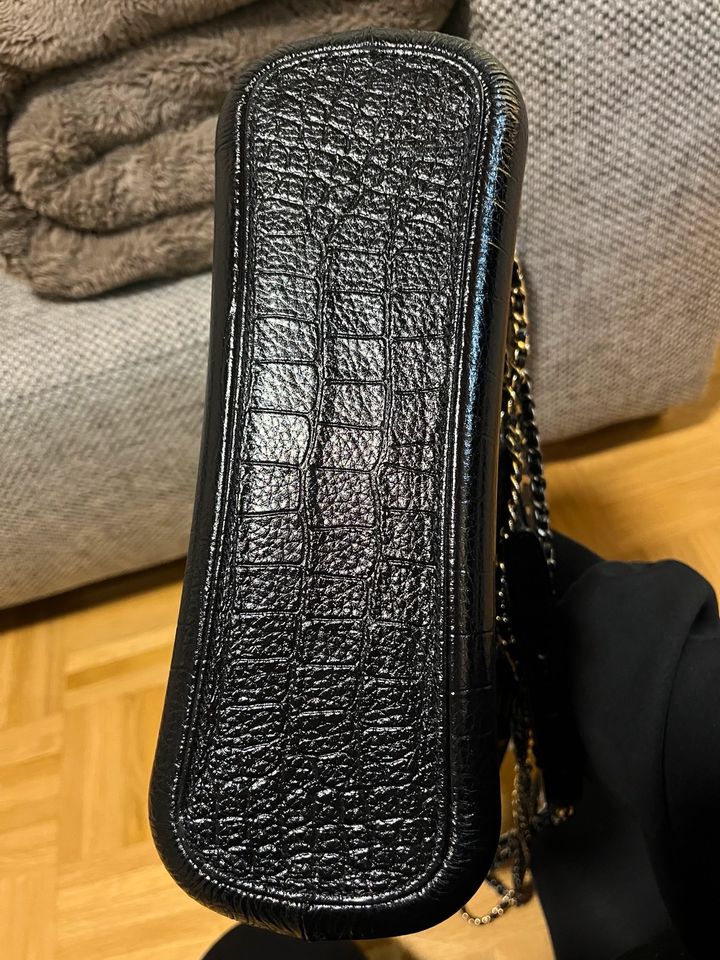 Original crocodile embossed calfskin gold/silver tone chanel in Darmstadt