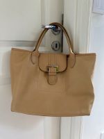 Original Longchamp Tasche Bag Shopper Leder beige Berlin - Spandau Vorschau