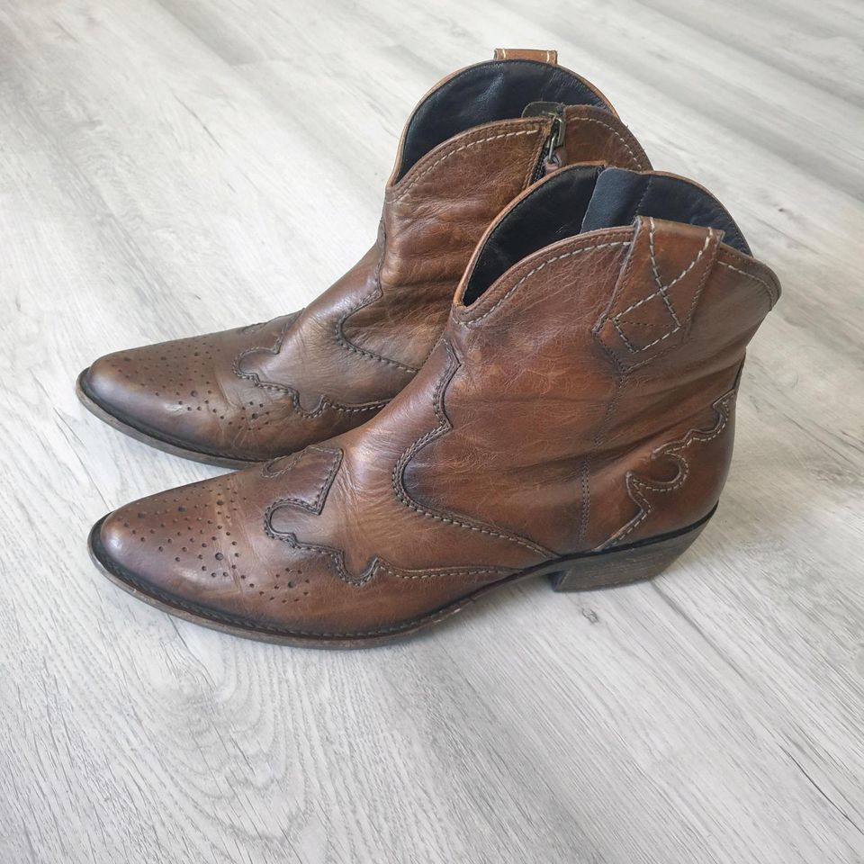 Paul Green Damen cowboy Still Stiefelette Gr,39,5 (6,5)  Leder in Kiel