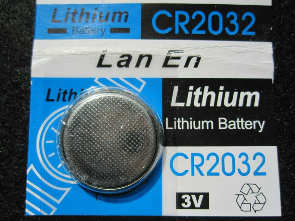 2 Knopfzellen LITHIUM BATTERIE CR2032 - für PC, Kfz.-Schlüssel ua in Nümbrecht