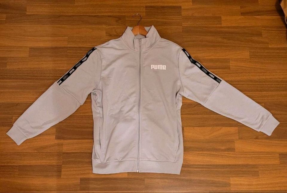 Neu Puma Zip Hoodie Jacke Sweatjacke Reißverschluss Grau Größe L in Nürnberg (Mittelfr)