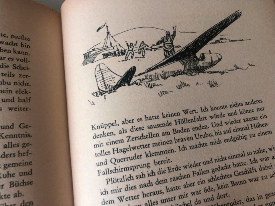 Wolf Hirth: Hanns wird Flieger/Jugendbuch 1952 in Aachen