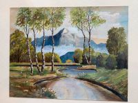 Gemälde/Aquarell/Bild antik Max Amann München 1946 Bayern - Büchlberg Vorschau