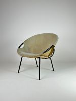 Midcentury Easy Chair Sessel Ballon Stuhl Leder Cocktailsessel München - Maxvorstadt Vorschau