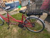 E - bike Tandem Schauff Rothenburg Farbe rot Niedersachsen - Garrel Vorschau
