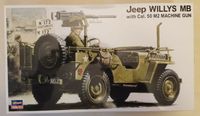 Bausatz Jeep Willys MB MachineGun 1:24 HASEGAWA Neu OVP Baden-Württemberg - Althengstett Vorschau