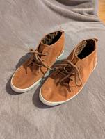 Kunstleder Sneaker Gr 40 beige braun Damensneaker Bayern - Triefenstein Vorschau