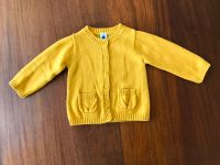 Petit Bateau Strickjacke Wolle 18m/81cm Gelb Curry Nordrhein-Westfalen - Korschenbroich Vorschau