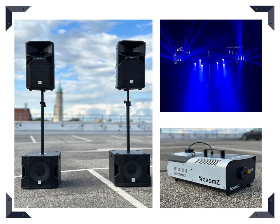 ✅ Party-Technik-Paket "XL" mieten (Musikanlage, Nebel, Licht) in Braunschweig