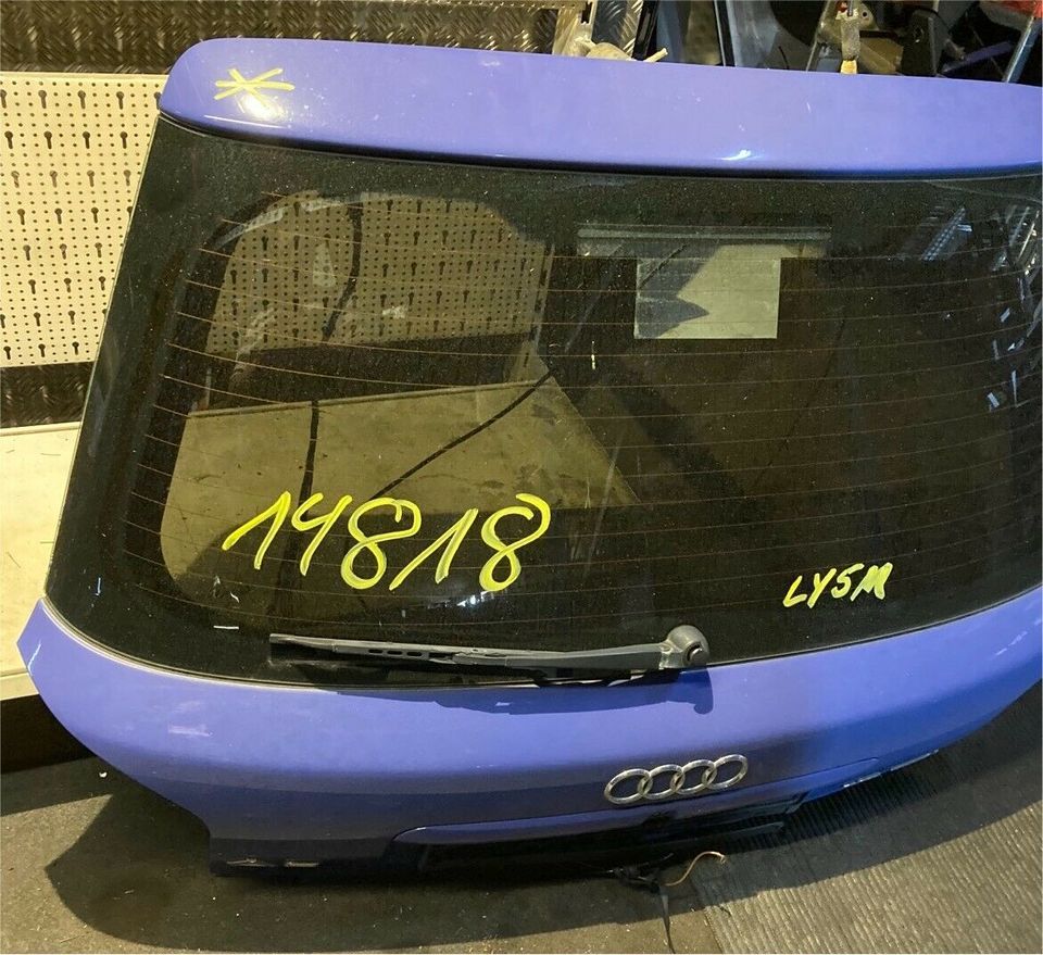 Heckklappe Kofferaumklappe Heckdeckel Audi A3 8L blau LY5M 14818 in Coswig (Anhalt)