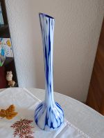 Glasvase * Vase aus Glas * blau weiß * Dresden - Pieschen Vorschau