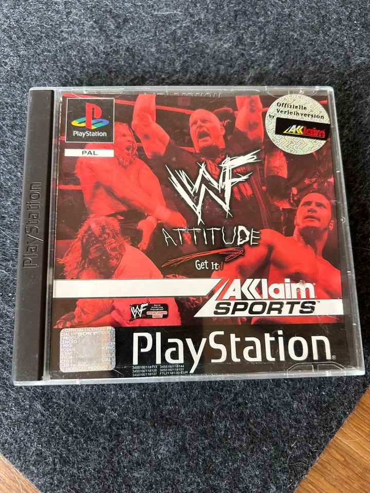 WWF Attitude für PlayStation 1 PS1 PS One in Nordkirchen