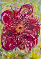 Malerei Design Bild Acrylmalerei 70x50 cm FLOWER München - Sendling Vorschau