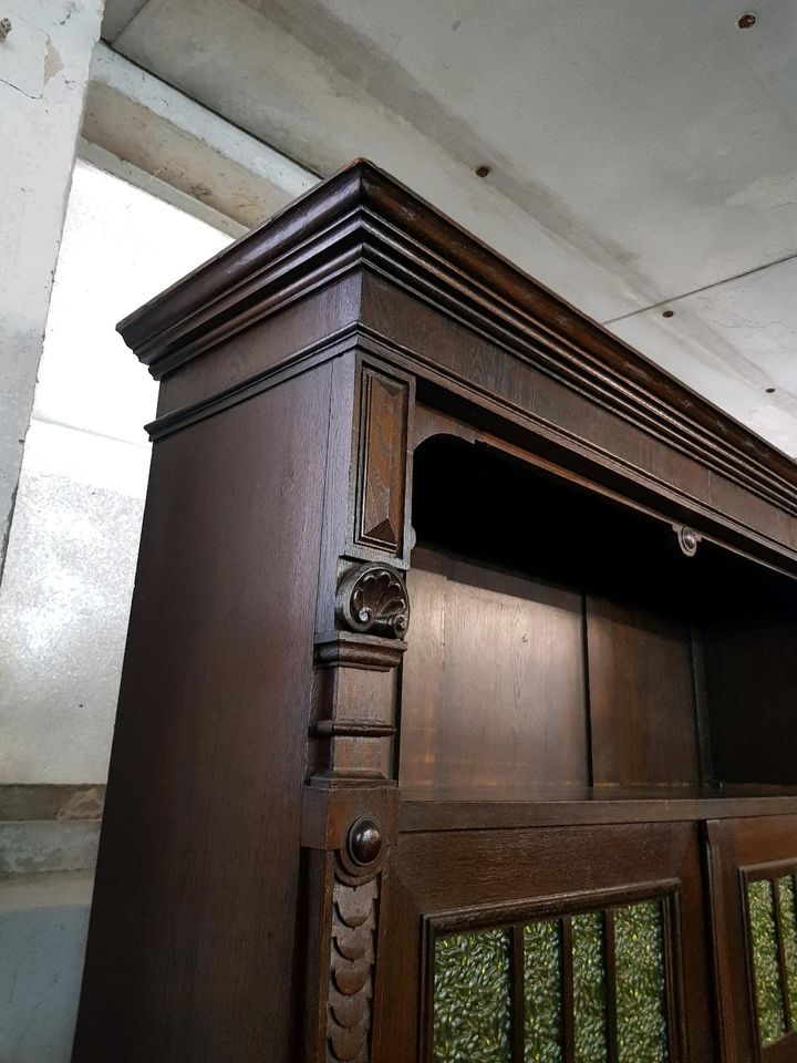 Antik ❤ pompöser Vitrinenschrank um 1880 in Dresden