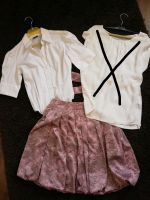 Bluse mit Rock weiß rosa Ballonrock 34 Damen Mädchen Rheinland-Pfalz - Altenkirchen Vorschau