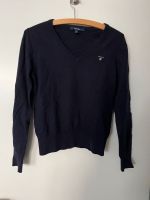 Gant Pullover Lambswool Gr. M L 38 40 dunkelblau Düsseldorf - Pempelfort Vorschau