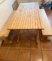 Tisch + Bänke/ Garnitur aus Holz Bayern - Edling Vorschau