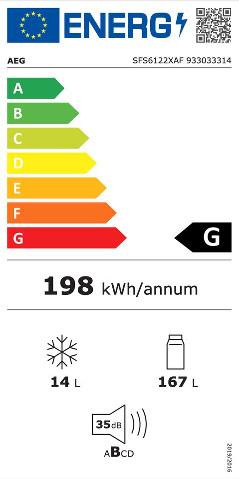 AEG Einbau-Kühlschrank SFS6122XAF in Berlin