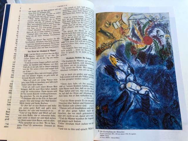 Lutherbibel Bibel mit Bildern von Marc Chagall in Esslingen