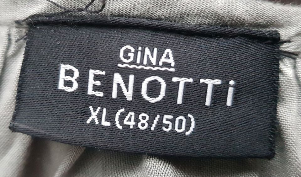 Neue Tunika-Bluse Gr. 48/50 v. Gina Benotti grau Batik m. Spitze in Hamburg