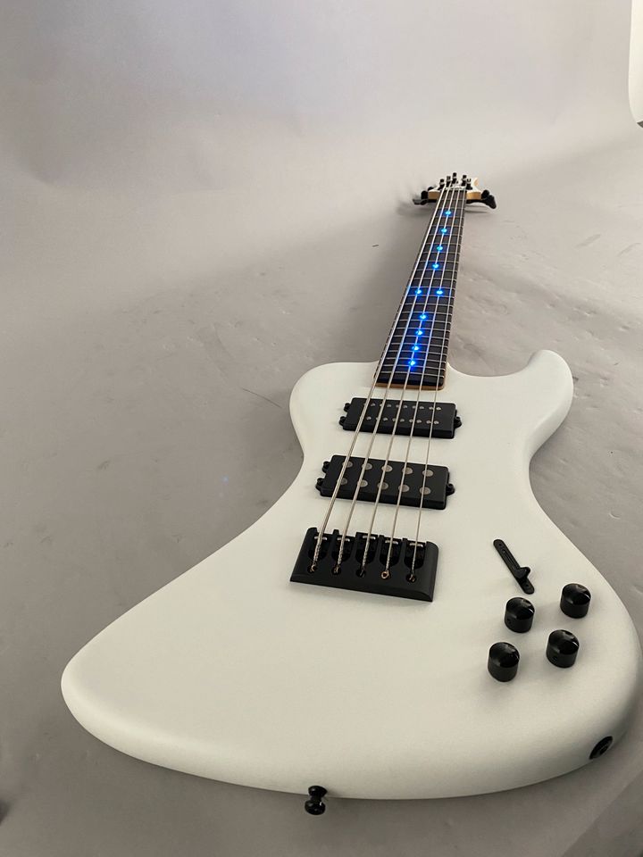 Nature Shock Custom 5 String "RD" BASS Illuminated Dots Case in Herne