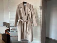 Trenchcoat off white stradivarius mantel lang mit Gürtel Sachsen-Anhalt - Gräfenhainichen Vorschau