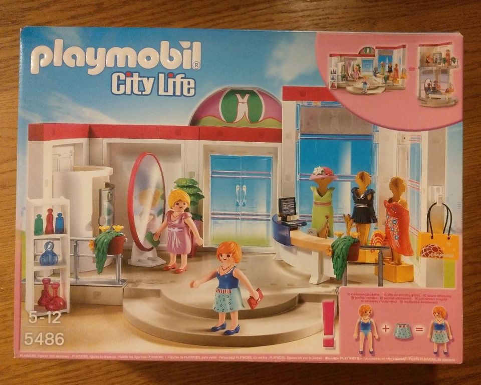 Playmobil® City Life 5486 - Modeboutique / Shopping Center in Düsseldorf