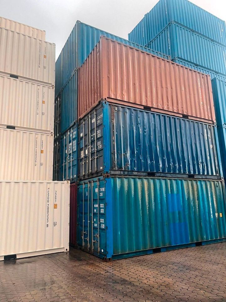 ✅ Seecontainer gebraucht 20Fuß & 40Fuß | Lieferung bundesweit | Lager ✅ in Duisburg