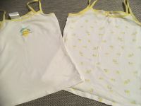 Gr 134 Mädchen Unterhemd 2St weiß gelb Zitrone Kr. München - Unterhaching Vorschau