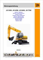 Werkstatthandbuch JCB JS130W, JS145W, JS160W, JS175W Tier3 Bayern - Würzburg Vorschau