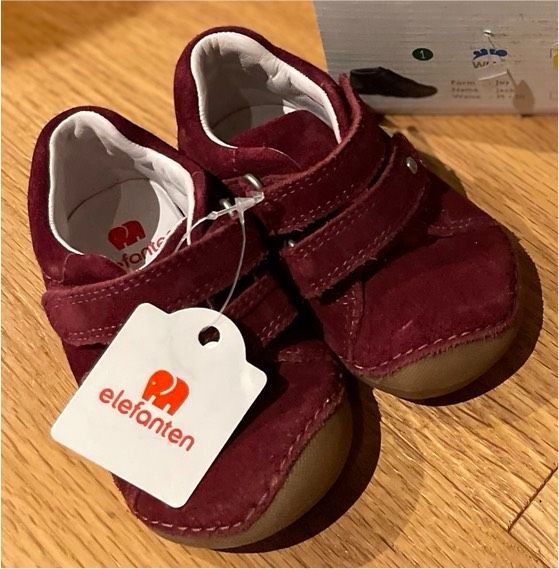 Elefanten Schuhe Lauflernschuhe Gr 19 echt Leder NEU Bordeaux rot in Bayern  - Waal | eBay Kleinanzeigen ist jetzt Kleinanzeigen