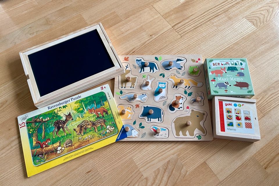 Kinderspielsachen Puzzle Baby Kreidetafel Magnetisch Memo Memory in Willich