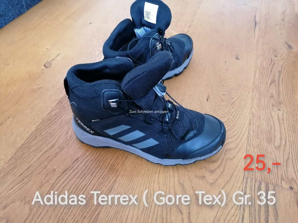 Kinderschuhe Adidas Terrex (Gore Tex) Größe 35 in Hauzenberg