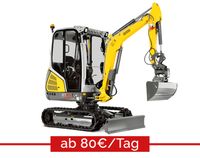 MIETEN Wacker Neuson ET24 2,4t Minibagger Bagger Pool leihen Berlin - Pankow Vorschau