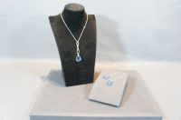 Schmuckset Swarovski , Hängeohrringe u. Kette, blaue Stein-Silber Düsseldorf - Eller Vorschau