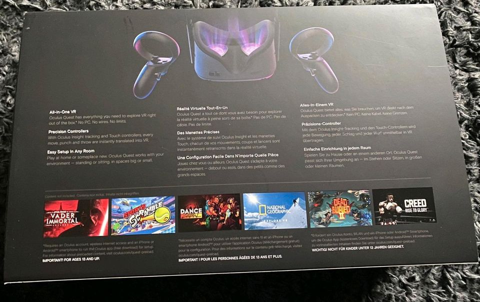 Oculus Quest 64GB mit OVP top Zustand in Quakenbrück