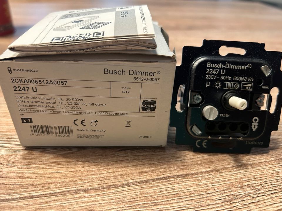 BJ Dimmer f.HV-u.NV-Halogen 2247 U - EAN 4011395360200 Neu in Essen