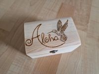 Kleine Holz-Box Kiste Aloha Kolibri Geschenk Truhe Kästchen Bayern - Karlstein Vorschau